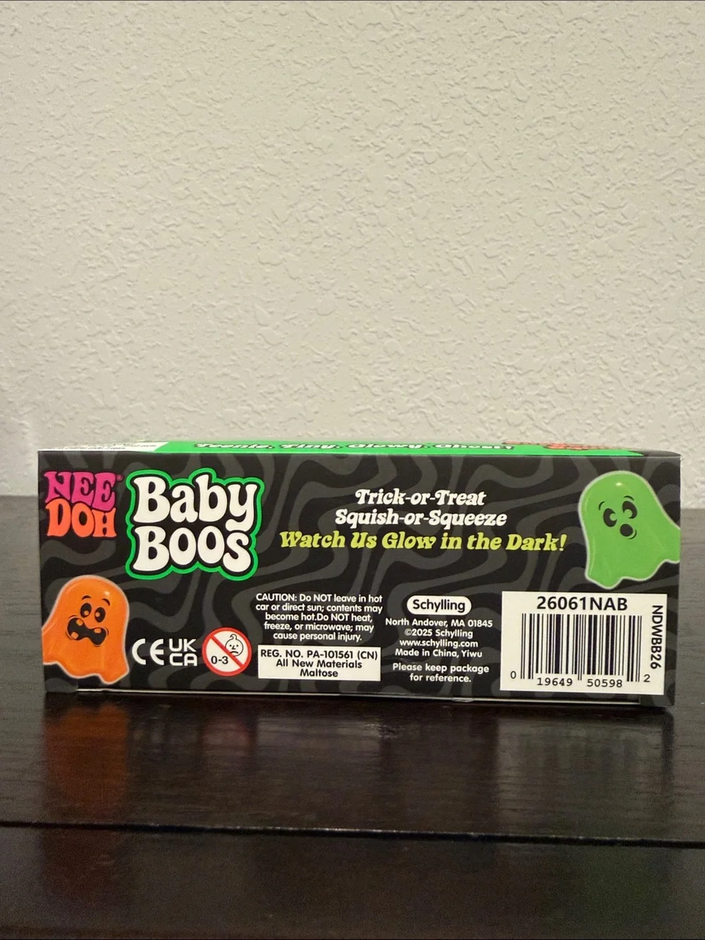 NeeDoh Glow-In-The-Dark Baby Boos Squishy Toy Set